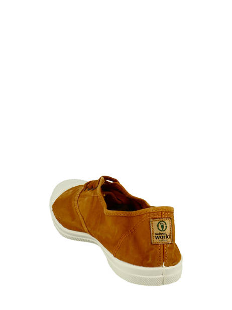 Low-top Sneakers Natural world Bruin women 102E ander zicht 2
